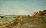 Pietro Barucci The Shore of Maccarese Near Fregene Rome painting